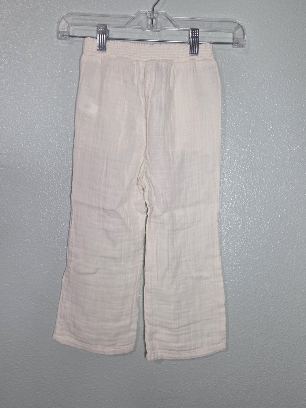 Old Navy Girls Cream Gauze Smocked Pull On Pants Size XS 5 NWT - Picture 2 of 11